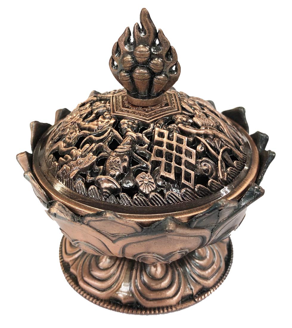 Amazon｜香炉 鉄 鉄器【 赤銅色 】 線香立て お香 スタンド 仏壇 小物